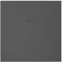 Xenz Douchevloer Flat | 100x100 cm | Incl.Afvoersifon-Chroom | Acryl | Vierkant | Zwart mat - Thumbnail 1
