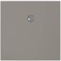 Xenz Flat Plus vierkante douchevloer acryl 100x100cm cement - Thumbnail 1