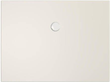 Xenz Douchevloer Flat | 120x90 cm | Incl.Afvoersifon-Chroom | Acryl | Rechthoekig | Pergamon glans