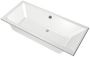 Xenz Ligbad Kristal | Inbouw | 170x75 cm | Incl.Badafvoer | Met overloop | Acryl | Glans wit - Thumbnail 1