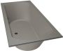 Xenz Ligbad Inbouw Lagoon Rechthoek 1-2 Persoons Duobad 90x190x50cm Acryl Cement Mat met Poten - Thumbnail 2