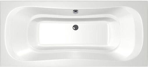 Xenz Ligbad Inbouw Nassau Rechthoek 1-2 Persoons Duobad 90x200x49cm Acryl Wit Hoogglans met Poten