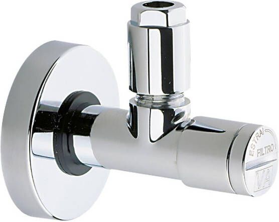 Xenz Pure stopkraan rond chroom Hoogglans PU5506-51