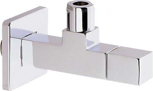 Xenz Pure stopkraan vierkant chroom Hoogglans PU5507-51