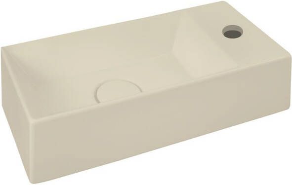Xenz Rosa fontein 45x20cm plateau rechts Zand mat AL8111-44