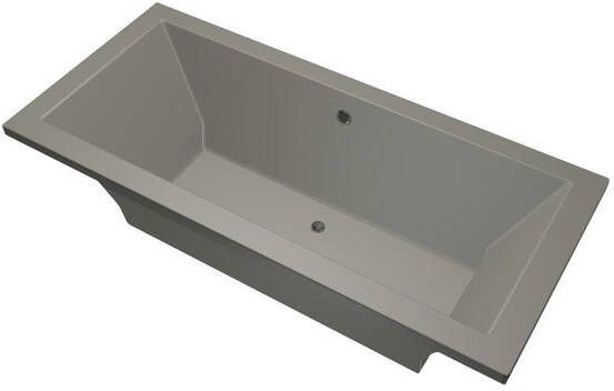 Xenz Society ligbad 175x80x50cm met poten zonder afvoer Acryl Cement Mat 6883-06