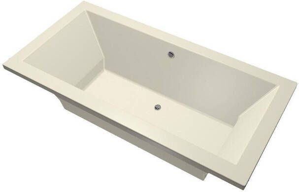 Xenz Society ligbad 180x90cm met overloop zonder afvoer Acryl Pergamon 6884-02