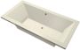 Xenz Ligbad Inbouw Society Rechthoek 1-2 Persoons Duobad 90x180x50cm Acryl Bahama Beige Hoogglans met Poten - Thumbnail 2