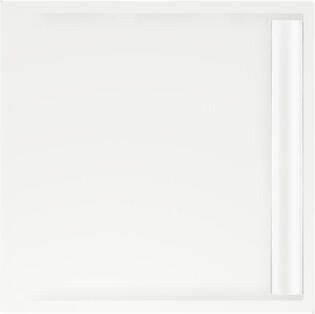 Xenz Douchevloer Easy Tray | 100x100 cm | Incl.Gootcover en Afvoersifon | Acryl | Vierkant | Wit glans - Foto 2