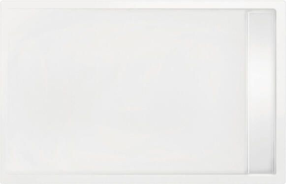Xenz Douchevloer Easy Tray | 140x100 cm | Incl.Gootcover en Afvoersifon | Acryl | Rechthoek | Wit glans - Foto 4