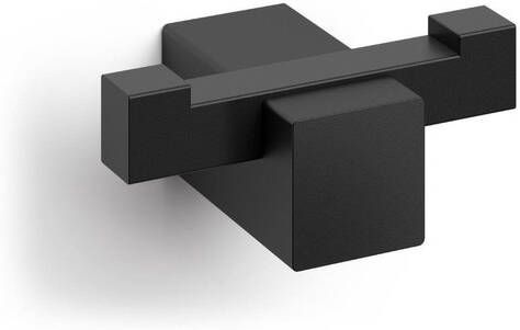 ZACK Carvo Dubbele Handdoekhaak 6 5x4 5x2 6 cm Zwart