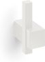 Zack Carvo Handdoekhaak 7x5cm enkel wit 40813 - Thumbnail 1