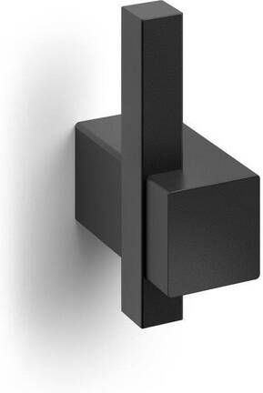 Zack Carvo Handdoekhaak 7x5cm enkel zwart 40503
