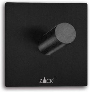 Zack Duplo Handdoekhaak vierkant 5cm zwart 40446