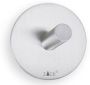 Zack Peco handdoekhaak 4.5x4.5cm rond zelfklevend Mat Geborsteld RVS set van 2 40306 - Thumbnail 1