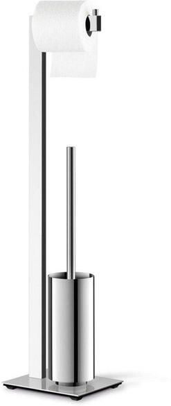 Zack LINEA Toiletbutler 73x15x18cm vrijstaand spiegelglans RVS 40027