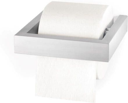 Zack LINEA Toiletrolhouder 15cm mat gesatineerd RVS 40386