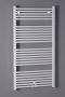 ZEHNDER Zeno radiator 667W recht verticaal buis rond 4 aansluitingen hxlxd 1184x600x30mm glanzend wit RAL9016 - Thumbnail 3