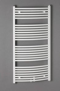 ZEHNDER Zeno radiator gebogen met 2-punts aansluiting links en rechts 118 4x49 5cm 562w ral 9016 wit