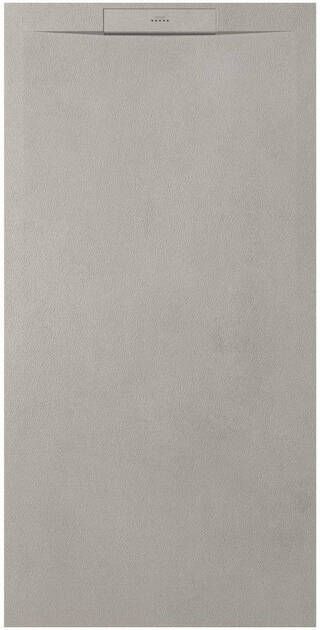 Zenon Essenza West Douchebak 100x90cm antislip antibacterieel mineraalmarmer rechthoek Ego Cream (creme) 400000000000039716