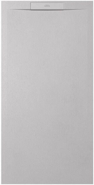 Zenon Essenza West Douchebak 120x80cm antislip antibacterieel mineraalmarmer rechthoek Ego White SW1182605 SW1212353