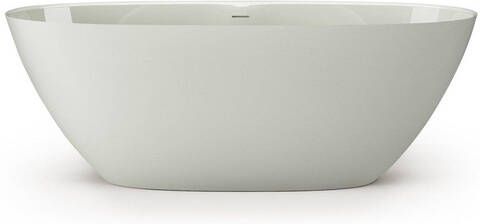 Zeza Element Vrijstaand Bad 175x76x60cm solid surface glans groen SW1208807