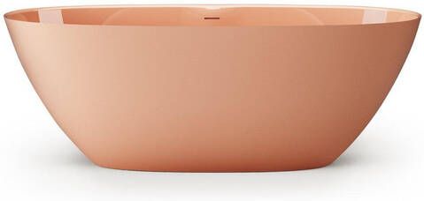 Zeza Element Vrijstaand Bad 175x76x60cm solid surface glans oranje SW1208811