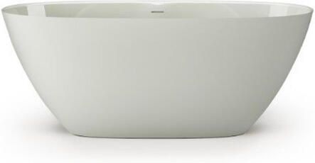 Zeza Element Vrijstaand Bad 160x75x60cm solid surface glans groen SW1208801