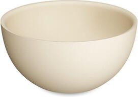 Zeza Element Waskom 25x25x12cm solid surface mat crème SW1440407