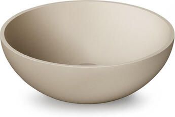 Zeza Element Waskom 41x41x14cm solid surface mat beige SW1439448