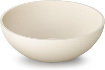 Zeza Element Waskom 41x41x14cm solid surface mat crème SW1440417