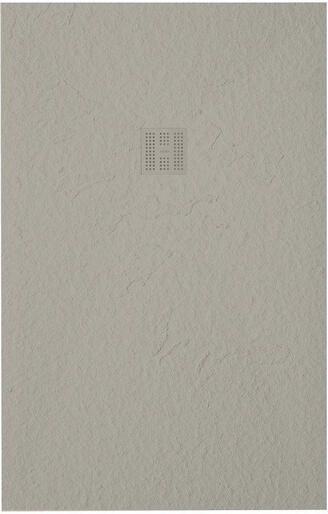 Zeza Grade Douchevloer 180x100cm antislip antibacterieel mineraalmarmer rechthoek mat new pearl (beige) 400000000000019854