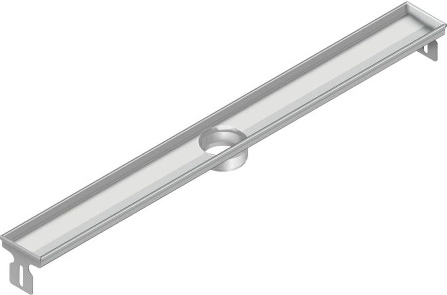 Aco FlexDrain E ShowerDrain RVS douchegoot opzetstuk zonder flens 1187mm (excl. rooster puthuis stankslot) m. onderuitloop 2203795