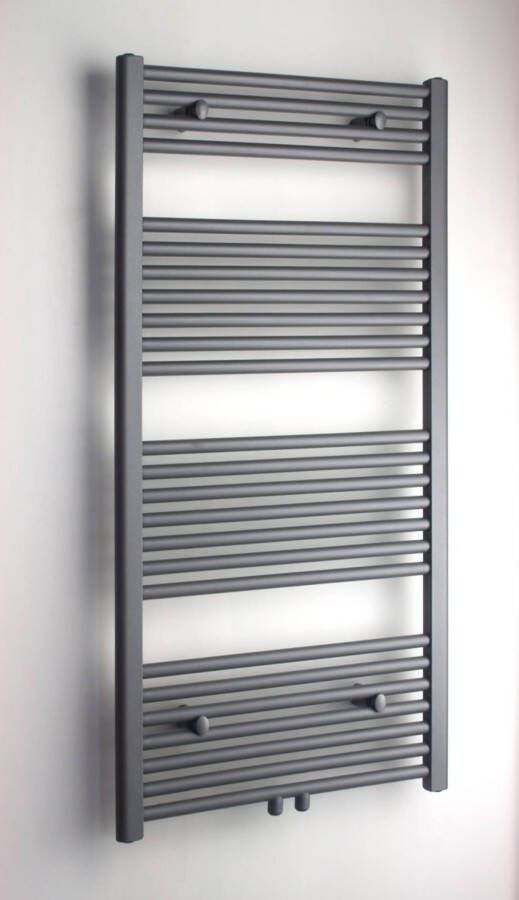 Royal Plaza Sorbus r radiator 60x120 n25 617w recht met midden aansluiting grijs metallic 57455