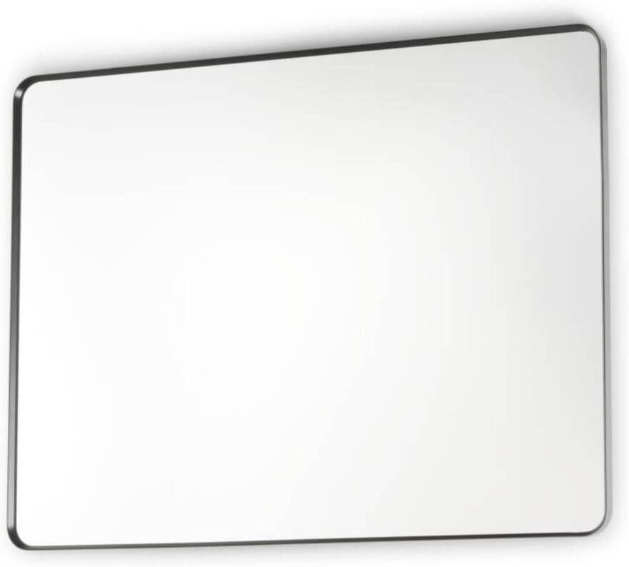 Royal Plaza Intent spiegel rechthoekig ronde hoeken 80x120 mat zwart