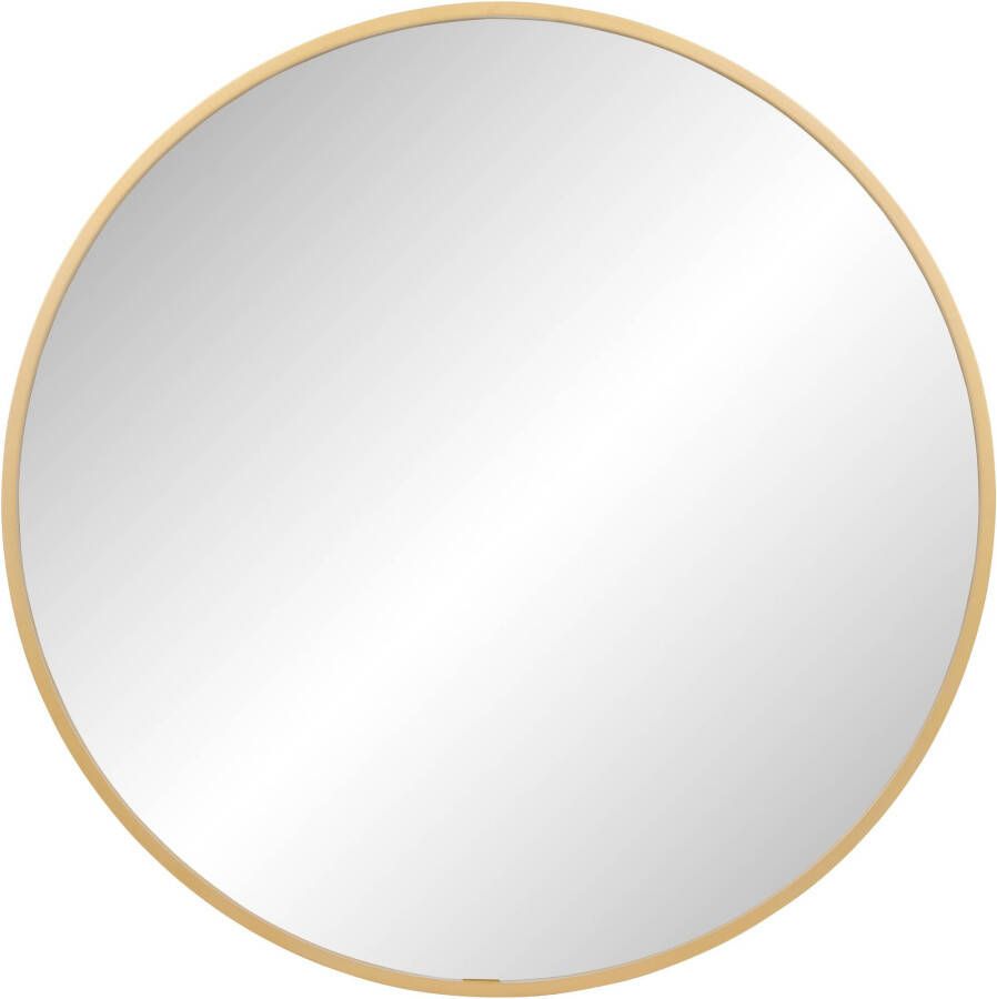 Ben Callisto ronde spiegel met LED verlichting en anti-condens Ø80cm mat goud