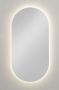 Ben Clip spiegel ovaal met verlichting en anti-condens 40x80 cm - Thumbnail 1