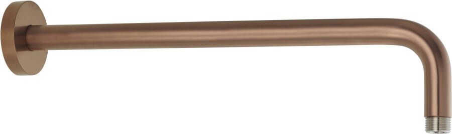 Ben Tweedekans Round Douche-arm 40 cm Geborsteld Koper 01781