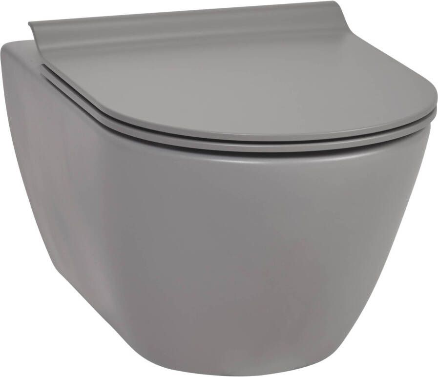 Ben Segno hangtoilet Xtra glaze+ Free flush beton grijs
