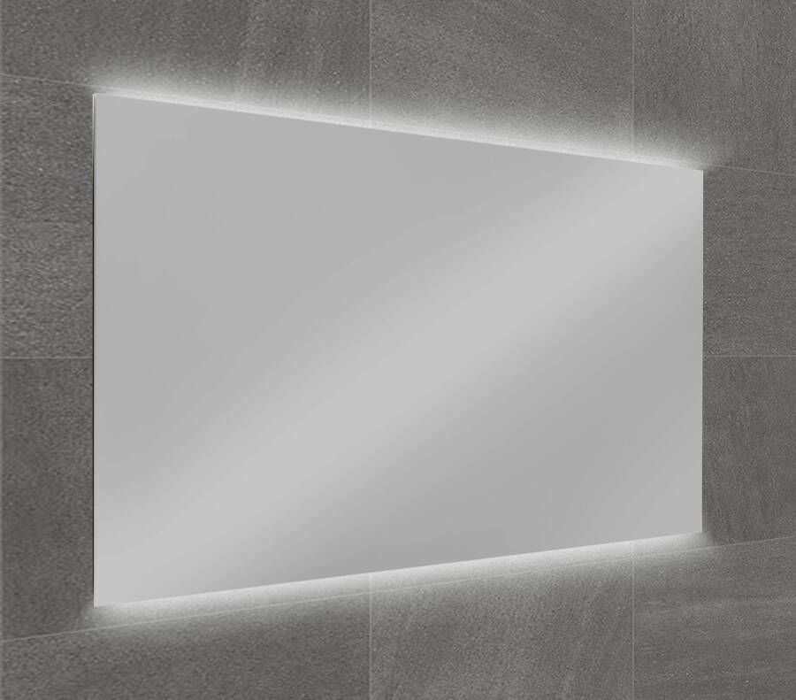 Ben Vario Fiano Spiegel met 2x LED verlichting (onder boven) met schakelaar 120x75 cm