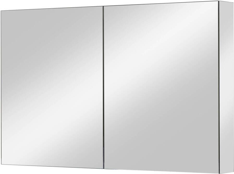 Ben Vario Spiegelkast met spiegelmelamine omtrokken zijpanelen 120x14x75 cm