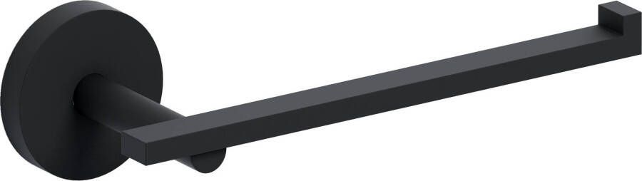 Clou Flat toiletrolhouder 16.5x4.8cm zonder klep Zwart mat CL 09.02030.21 - Foto 2