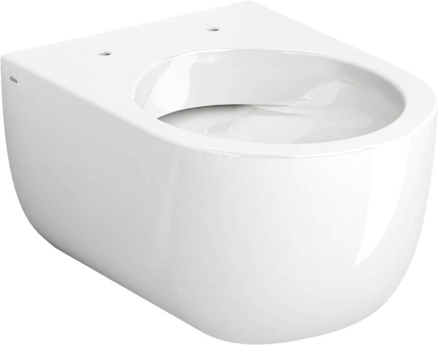Clou Hammock randloze wandtoilet 37x49cm compact keramiek glanzend wit CL 04.01070