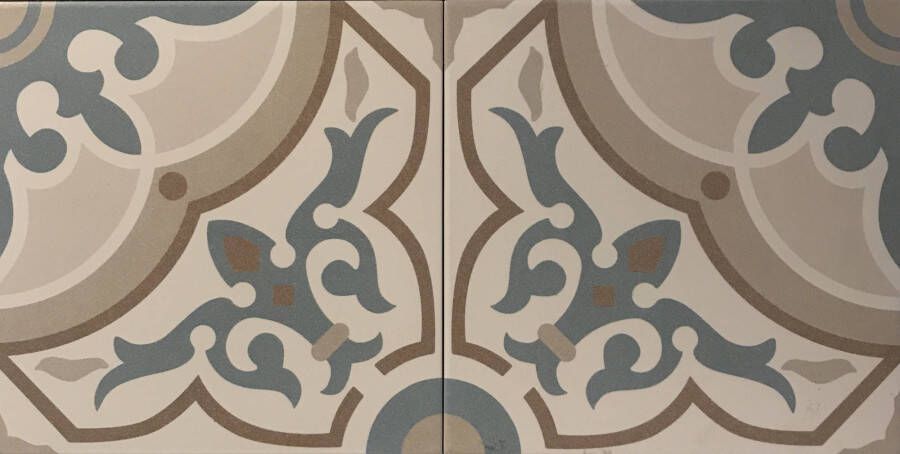 Florim Vloer- wandtegel blauw Vintage 20x20cm gaetine mat