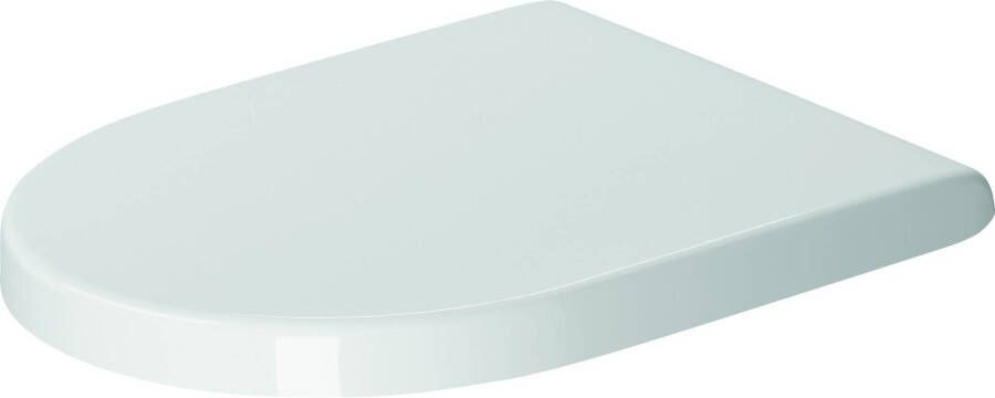 Duravit Starck 3 WC-zitting 37x43.1x4.3cm softclose & quickrelease Kunststof glans wit 0063890000 - Foto 2