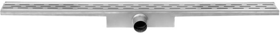 EASYDRAIN Easy Drain Compact 50 RVS douchegoot 70 cm met RVS slotrooster zijuitloop inbouwdiepte = 63mm waterslot = 50mm EDCOM70050