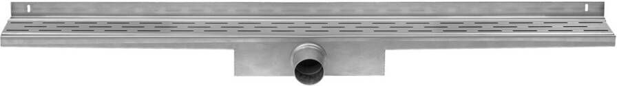 EASYDRAIN Easy Drain Compact 30 RVS douchegoot rechthoekig met RVS rooster schuifeind horizontaal 40mm met sifon wand model LxB= 800x60mm - Foto 5