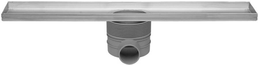 Easy Drain Multi inbouwdeel zonder rooster met waterslot 30 35 50mm 9.8x80cm inbouwdiepte vanaf 79mm met zijuitloop edmi800 - Foto 3