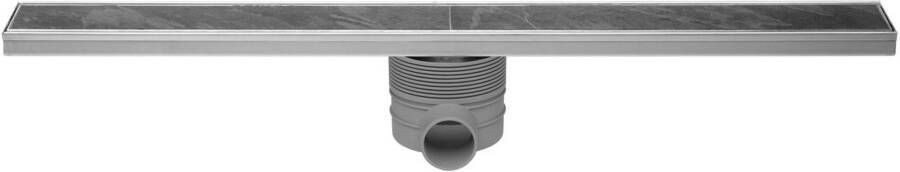 EASYDRAIN Easy Drain Multi RVS douchegoot LxB= 1000x98mm rechthoekig met RVS rooster voor tegels schuifeind horizontaal 50mm met sifon - Foto 2