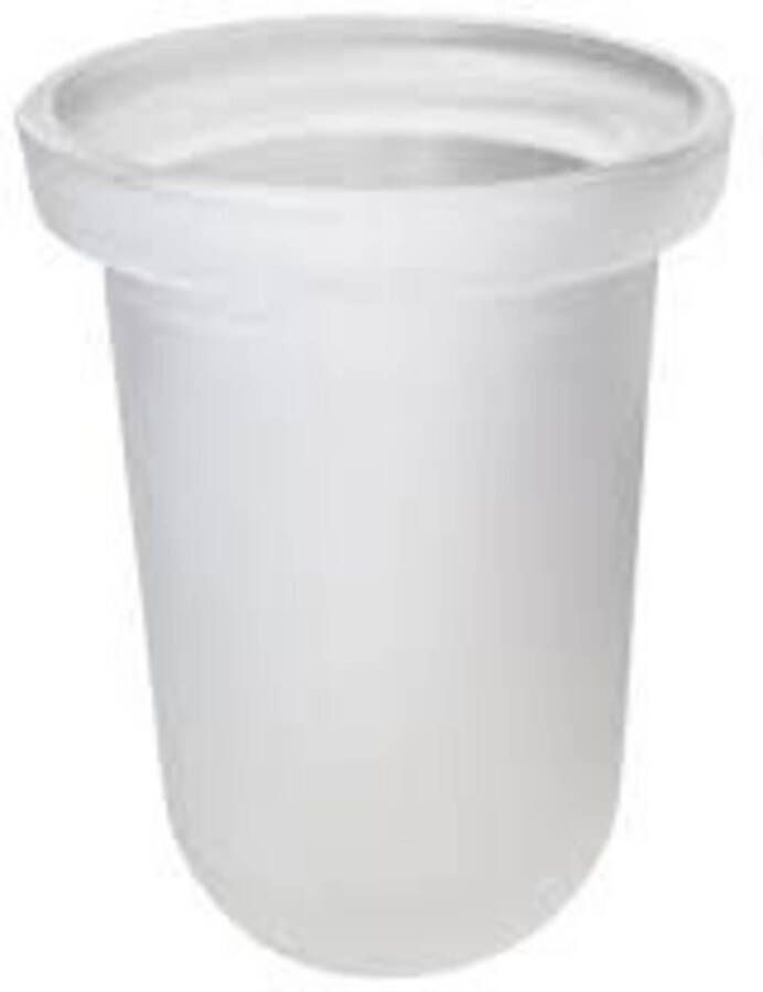 Emco Eposa los glas voor toiletborstelgarnituur 13 5 x 7 8 cm mat glas